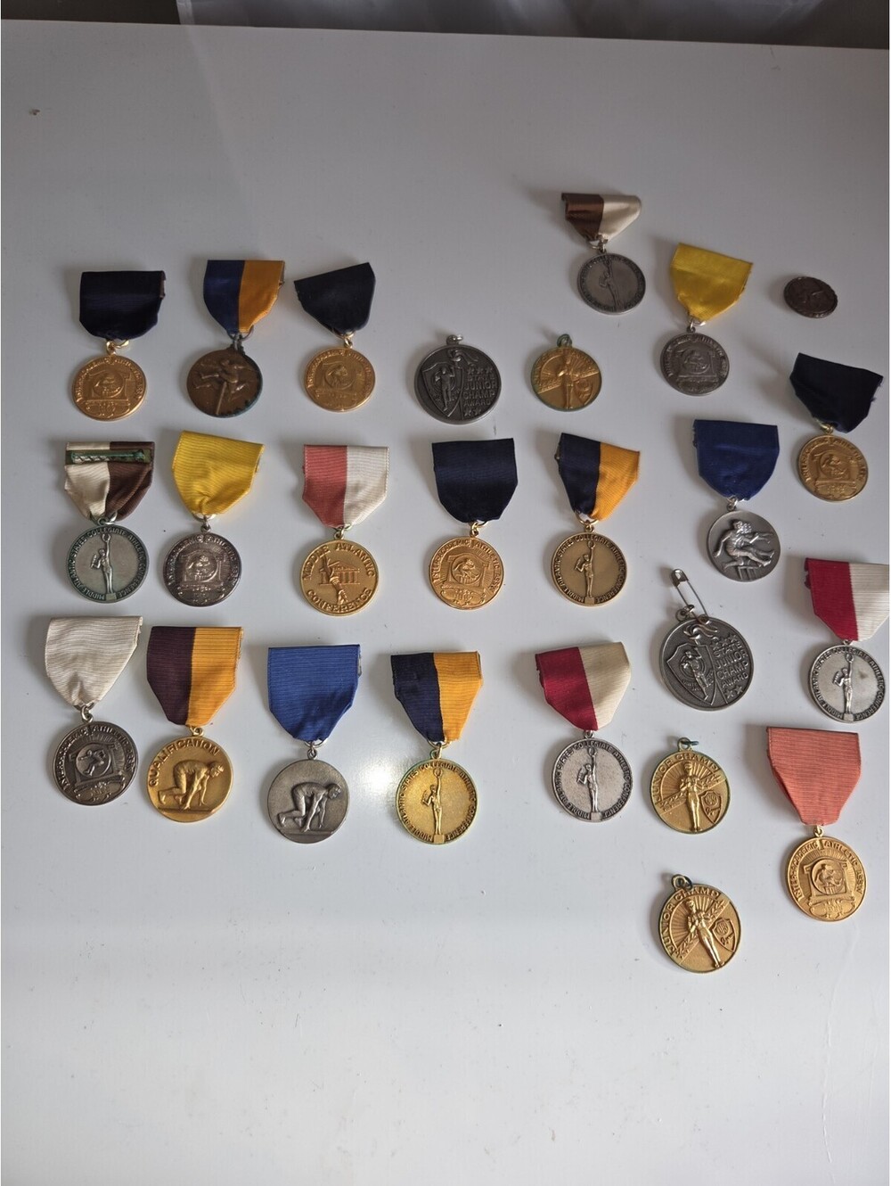 Vintage 1960s - 80s Track & Field? College Medals? A23